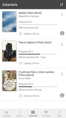 Libros-e Odilo Complutense android App screenshot 2